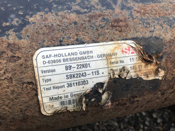 SAF axle SBK2243-11S - Image 3