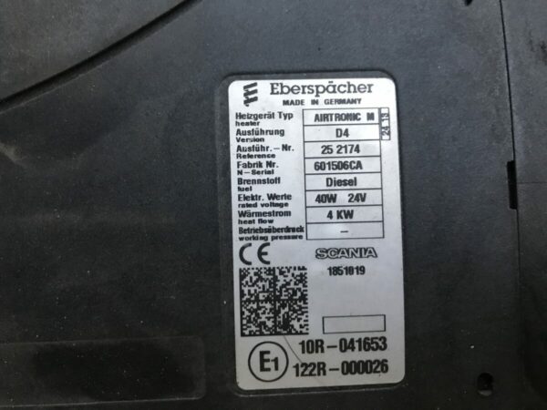 Scania heater Airtronic M D4 - Image 2