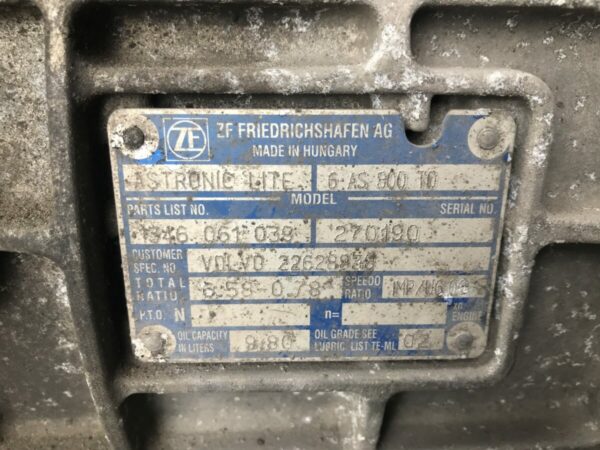 Volvo gearbox 6AS 800TO - Image 2